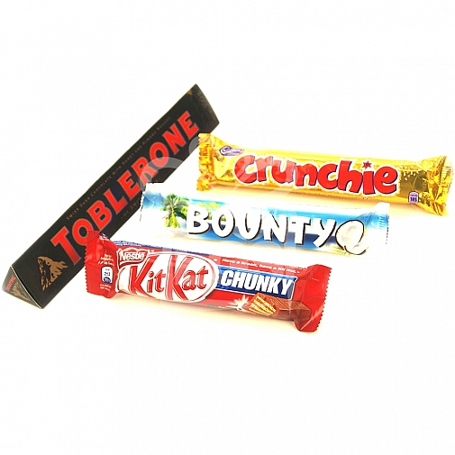 ASSORTED CHOCLATE - -24 BARS