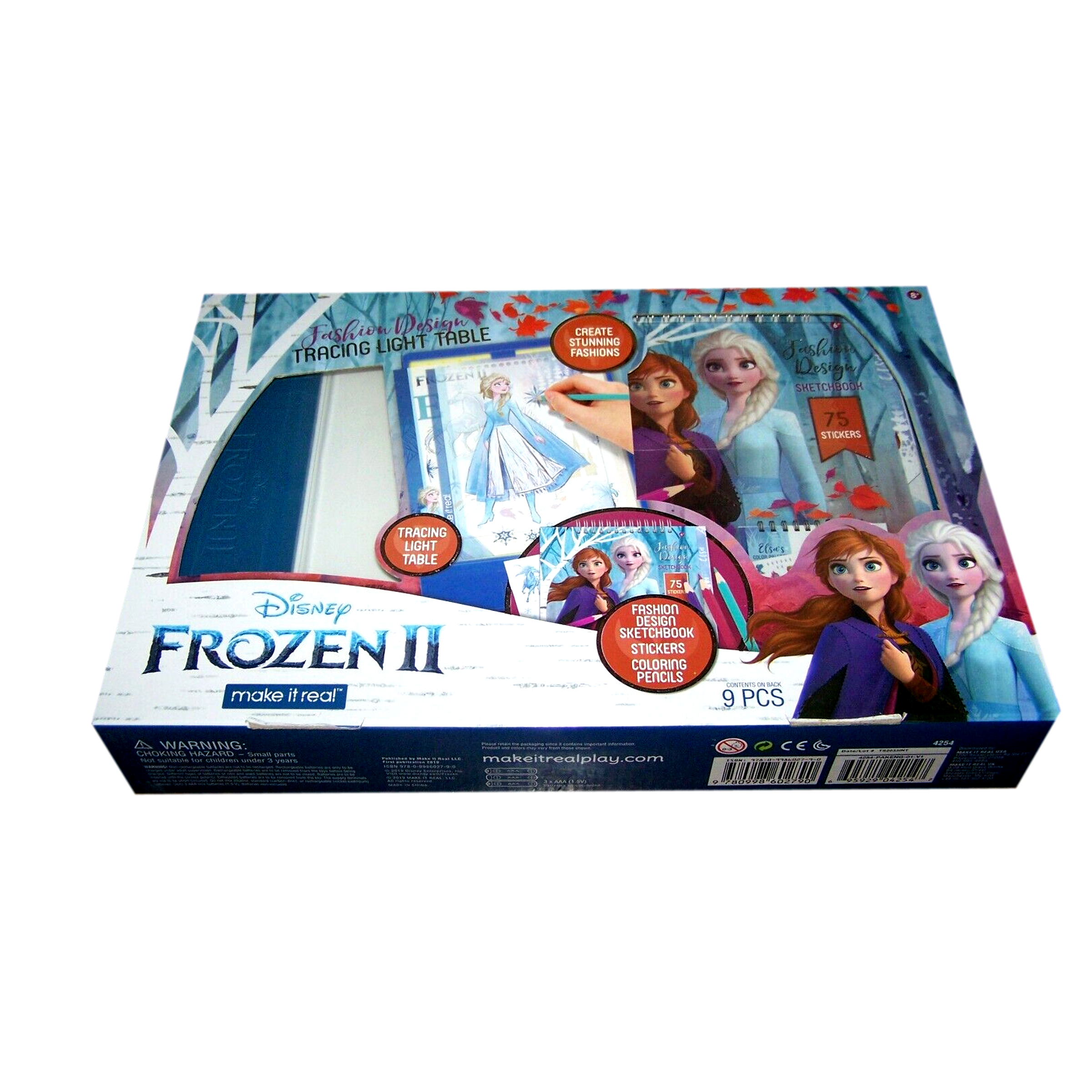 Disney – Frozen 2 – Make it Real – Fashion Design Tracing Light Table -Brand New