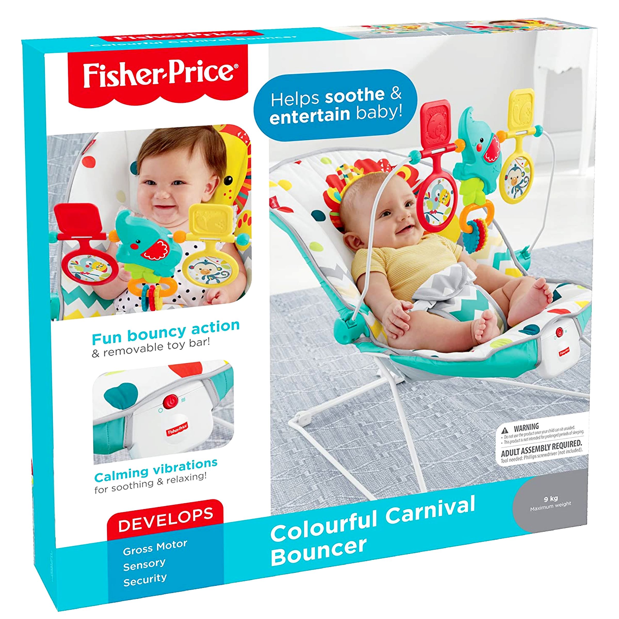 Fisher-Price Colourful Carnival Bounce