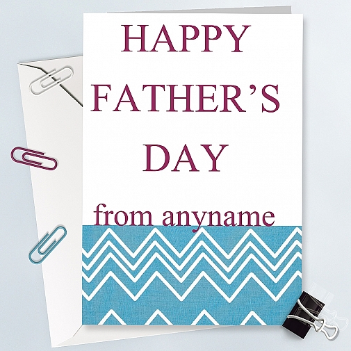 HAPPY FATHER DAY - PERSONALIZED CARD
